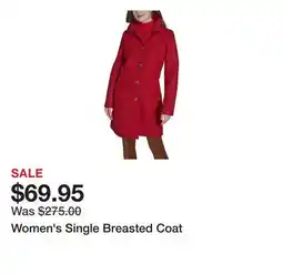 Belk Women's Single Breasted Coat offer
