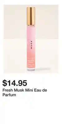 Bath & Body Works Fresh Musk Mini Eau de Parfum offer