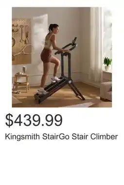 Costco Kingsmith StairGo Stair Climber offer