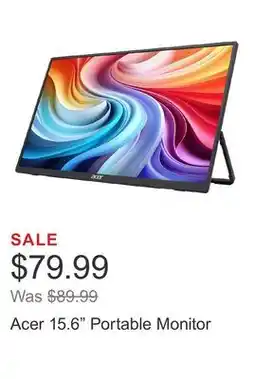 Costco Acer 15.6 Portable Monitor offer