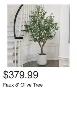Costco Faux 8' Olive Tree offer