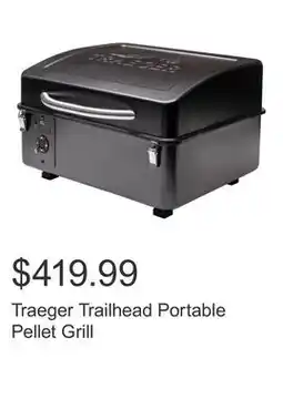 Costco Traeger Trailhead Portable Pellet Grill offer