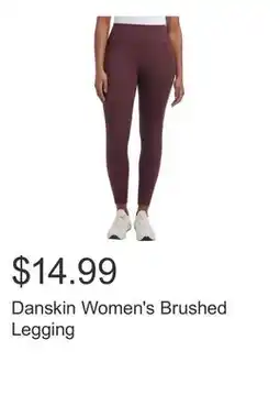 Costco Danskin Women's Brushed Legging offer