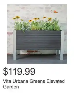Costco Vita Urbana Greens Elevated Garden offer