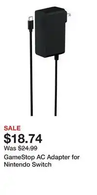 Game Stop GameStop AC Adapter for Nintendo Switch offer