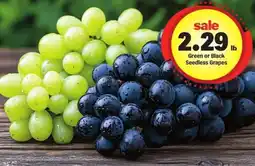 Meijer Green or Black Seedless Grapes offer