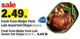 Meijer Fresh from meijer pork loin assorted chops offer