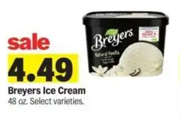 Meijer Breyers Ice Cream offer