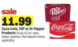 Meijer Coca-Cola, 7UP or Dr Pepper Products offer