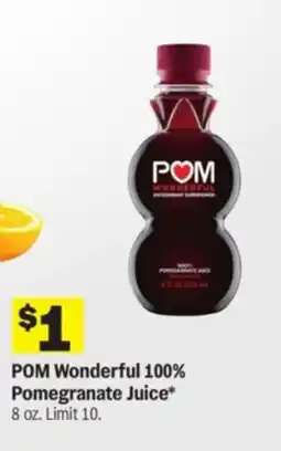 Meijer POM Wonderful 100% Pomegranate Juice offer