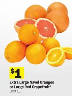 Meijer Extra Large Navel Oranges or Large Red Grapefruit offer