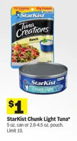 Meijer StarKist Chunk Light Tuna offer