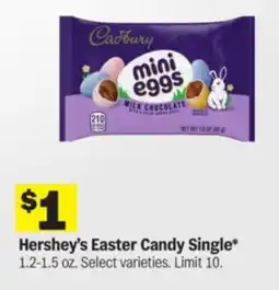Meijer Hershey's Easter Candy Single offer