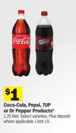 Meijer Coca-Cola, Pepsi, 7UP or Dr Pepper Products offer