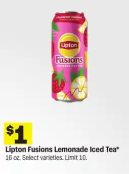 Meijer Lipton Fusions Lemonade Iced Tea offer
