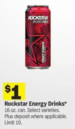 Meijer Rockstar Energy Drinks offer