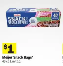 Meijer Meijer Snack Bags offer
