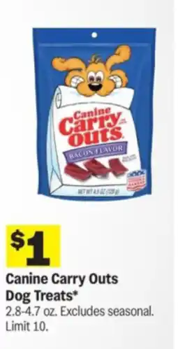 Meijer Canine Carry Outs Dog Treats offer