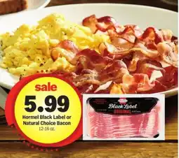 Meijer Hormel Black Label or Natural Choice Bacon offer