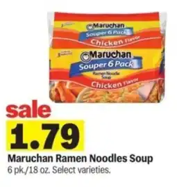 Meijer Maruchan Ramen Noodles Soup offer