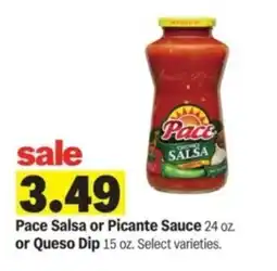 Meijer Pace Salsa or Picante Sauce or Queso Dip offer
