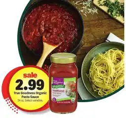 Meijer True Goodness Organic Pasta Sauce offer