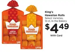 Ralphs King's Hawaiian Rolls offer