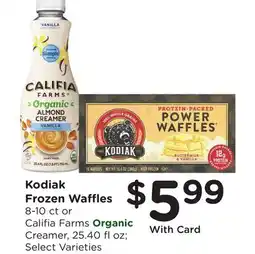 Ralphs Kodiak Frozen Waffles offer