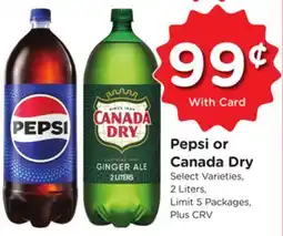 Ralphs Pepsi or Canada Dry offer