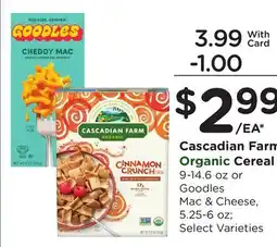 Ralphs Cascadian Farm Organic Cereal offer