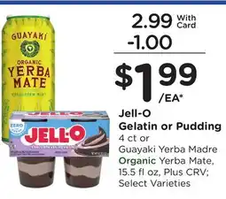 Ralphs Jell-O Gelatin or Pudding offer