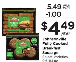 Ralphs Johnsonville Fully Cooked Breakfast Sausage offer