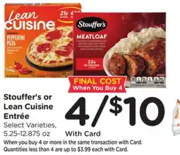 Ralphs Stouffer's or Lean Cuisine Entrée offer