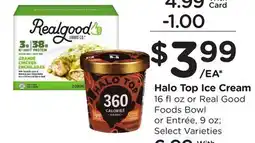 Ralphs Halo Top Ice Cream offer