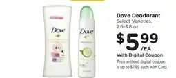 Ralphs Dove Deodorant offer
