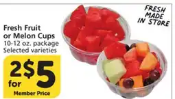 Albertsons Fresh Fruit or Melon Cups offer