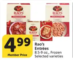 Albertsons Rao's Entrées offer