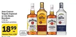 Albertsons Jose Cuervo Tequila Especial or Jim Beam Bourbon offer