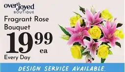Pavilions Overjoyed Boutique Fragrant Rose Bouquet offer