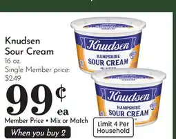 Pavilions Knudsen Sour Cream offer