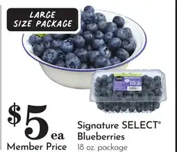 Pavilions Signature SELECT Blueberries offer