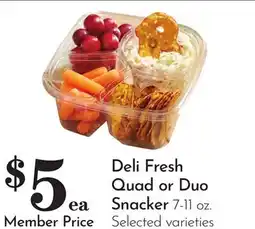 Pavilions Deli Fresh Quad or Duo Snacker offer