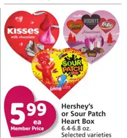 Pavilions Hershey's or Sour Patch Heart Box offer