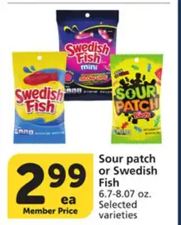 Pavilions Sour patch or Swedish Fish offer
