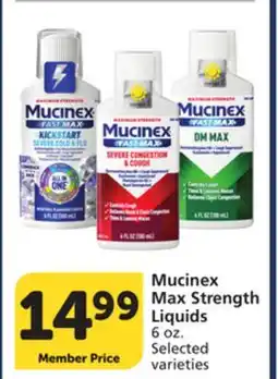 Pavilions Mucinex Max Strength Liquids offer