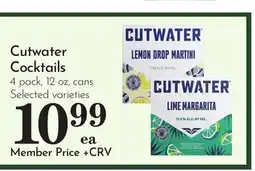 Pavilions Cutwater Cocktails offer