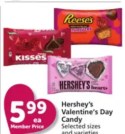 Pavilions Hershey's Valentine's Day Candy offer
