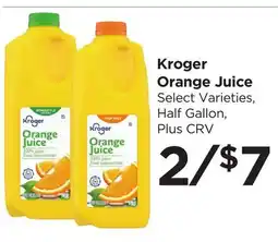 Food 4 Less Kroger Orange Juice offer