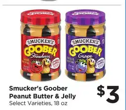Food 4 Less Smucker's Goober Peanut Butter & Jelly offer
