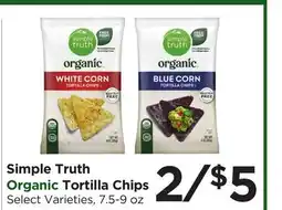 Food 4 Less Simple Truth Organic Tortilla Chips offer